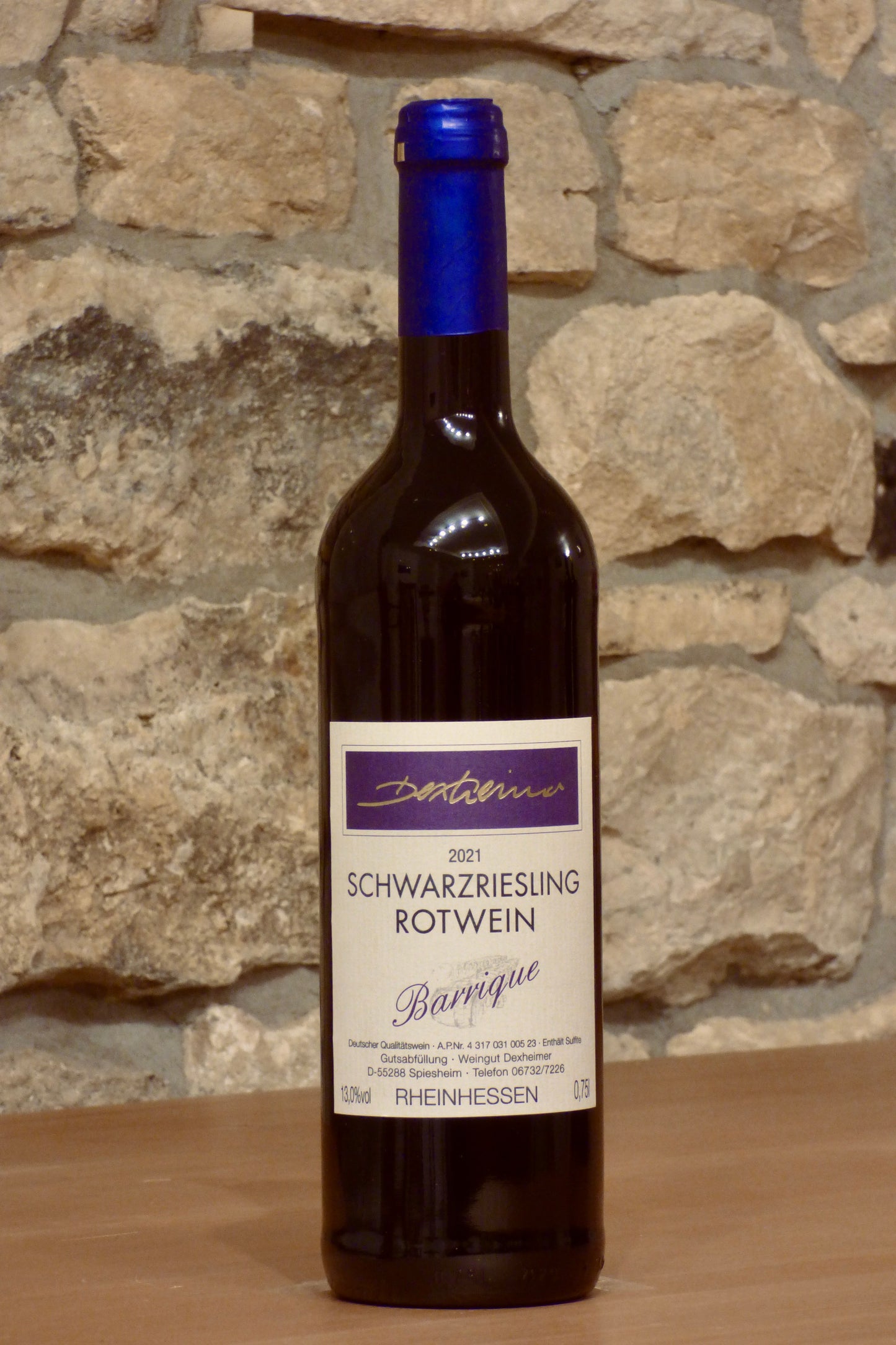 2021er Schwarzriesling Rotwein Barrique trocken